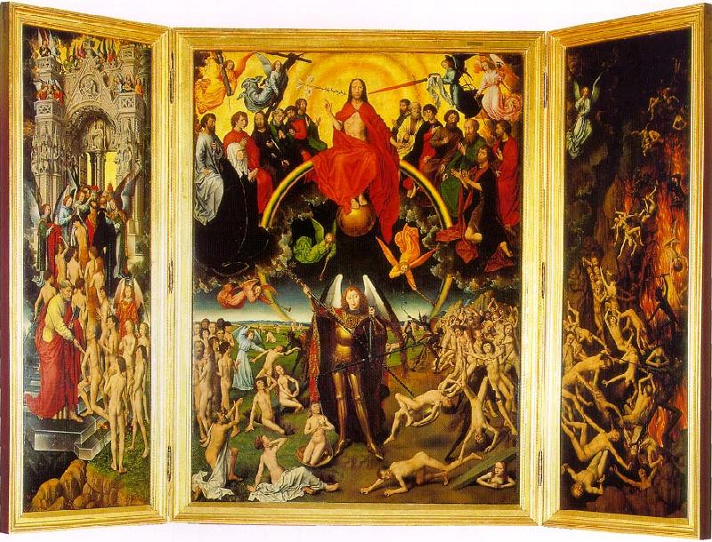 Hans Memling The Last Judgment Triptych oil painting image